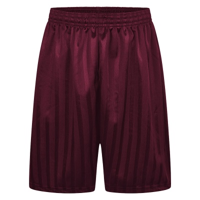 Burgundy PE Shorts