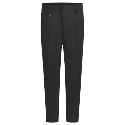 Charcoal Half Elastic Trouser