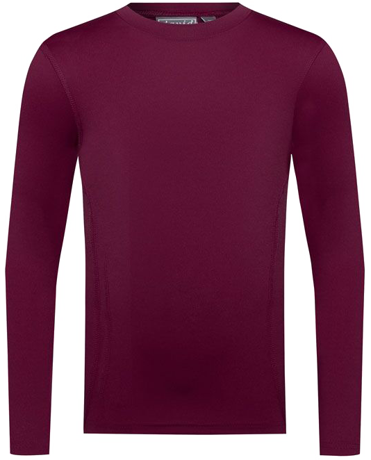 maroon base layer top